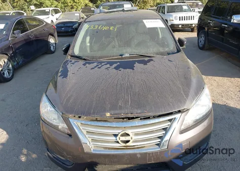 2014 Nissan Sentra Fe+ S/Fe+ Sv/S/Sl/Sr/Sv z USA, uszkodzony, nr VIN 3N1AB7APXEL674219